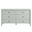 Emmeline Scalloped 6-Drawer Dresser In Sage