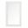 Emmeline Scalloped Rectangle Wall Mirror In White