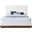 Emmet Chenille Fabric Full Bed In Natural and Cream