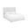 Emmit Queen Platform Bed In Merino Pearl
