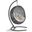 Encase Beige Swing Outdoor Patio Lounge Chair