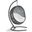 Encase White Swing Outdoor Patio Lounge Chair