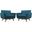 Engage Azure Arm Chair Wood Set of 2