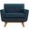 Engage Azure Upholstered Fabric Arm Chair