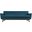 Engage Azure Upholstered Fabric Sofa