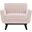 Engage Channel Tufted Performance Velvet Arm Chair In Pink