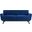 Engage Channel Tufted Performance Velvet Loveseat In Navy