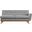Engage Gray Right-Arm Upholstered Fabric Loveseat In Light Gray