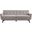 Engage Herringbone Fabric Sofa In Light Gray
