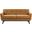 Engage Performance Velvet Loveseat In Cognac