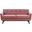 Engage Performance Velvet Loveseat In Dusty Rose