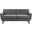 Engage Performance Velvet Loveseat In Gray