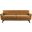 Engage Performance Velvet Sofa In Cognac