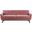 Engage Performance Velvet Sofa In Dusty Rose