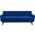 Engage Performance Velvet Sofa In Navy