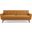 Engage Tan Top-Grain Leather Living Room Lounge Sofa