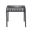 Enid 22 Inch Outdoor Side Table In Black