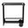 Enid 32 Inch Outdoor Cart In Black