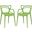 Entangled Dining Chair Set of 2 In Green