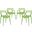 Entangled Green Dining Set of 4