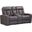 Equinox Power Console Loveseat In Mercury