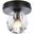 Eren 1 Light Black Flush Mount