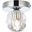 Eren 1 Light Chrome Flush Mount