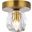 Eren 1 Light Gold Flush Mount