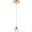 Eren 1 Light Gold Pendant