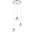 Eren 3 Lights Chrome Pendant 3505D12C