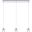 Eren 3 Lights Chrome Pendant 3505D28C