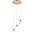 Eren 3 Lights Gold Pendant 3505D12G