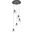Eren 5 Lights Black Pendant 3505G12BK