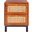 Erica 2 Drawer Nightstand in Natural and Black