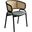 Ervilla Dining Chair In Grey Leather