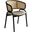 Ervilla Dining Chair In Taupe Leather