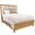 Escape Bedroom King Panel Bed In Glazed Natural Oak