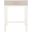 Estella 1 Drawer Accent Table in White