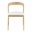 Estelle Side Chair In White and Natural