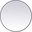 Eternity Black Round Mirror MR4839BK