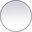 Eternity Black Round Mirror MR4845BK