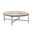Ethel Round Ottoman In Piccolo Prosecco
