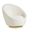 Ether Swivel Chair In Bergamo Snow