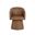 Etta Swivel Dining Armchair In Copley Cognac
