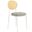 Euston Modern Dining Chair with White Frame In Grey