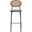 Euston Wicker Barstool In Grey