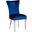 Eva Chair Set of 2 With Stainless Steel Legs In Blue