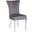 Eva Chair Set of 2 With Stainless Steel Legs In Grey