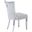 Eva Chair Set of 2 With Stainless Steel Legs In Silver