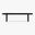 Eva Oak Dining Bench In Black